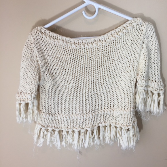 Free People On the Fringe Pullover Top Sz XS - Picture 5 of 8